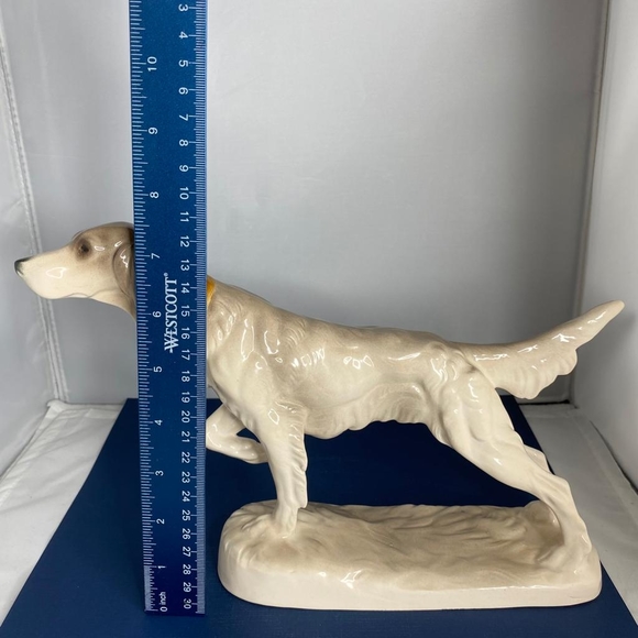 Vintage 1941-1958 Hertwig English Setter Porcelain Figurine - Picture 12 of 14